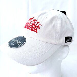 Disney The Lion King Hakuna Matata Adjustable Strapback Baseball Cap Hat‎ NWT